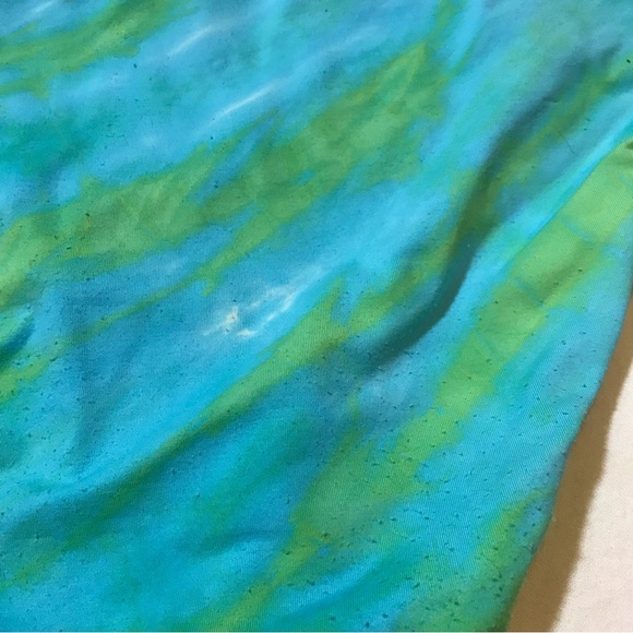 Lucky Brand Y2K Blue Green Bikini Swimsuit Swim Wear Summer Medium Bottoms M GUC - Picture 10 of 10